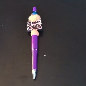 Purple Boss Babe Pen